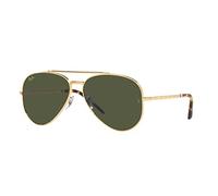 Ray-Ban 0RB3625 Gafas de Sol, Gold/Green, 62 Unisex Adulto
