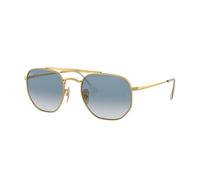 Ray-Ban 0Rb3648, Gafas de Sol Unisex Adulto, Dorado (Light Blue Gradient), 54