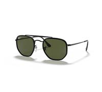 Ray-Ban 0RB3648M Gafas de sol, Wrap, Polarizadas, 52, Black