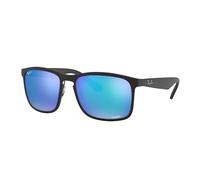 Ray-Ban 0Rb4264 Gafas de sol, Rectangulares, Polarizadas, 58, Matte Black