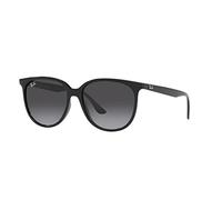 Ray - Ban Mujer RB4378 601/8G Gafas de sol Inyectado Negro Gris Cuadrada Normal Sombreado