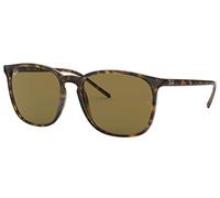 Ray - Ban Unisex RB4387 710/73 Gafas de sol Inyectado Tortuga Cuadrada Normal