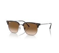 Ray - Ban Unisex Ray - Ban RB4416 NEW CLUBMASTER 710/51 Gafas de sol Acetato Tortuga Marrón Geométrico Normal Sombreado