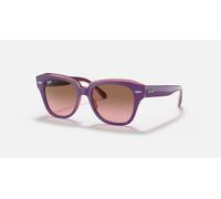 Ray-ban 0rj9186s gafas de sol, violet transparent pink/pink brown, 46