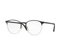 Ray - Ban Unisex Ray - Ban RX6375 2861 Monturas ópticas Metal Negro Transparente Pantos Normal