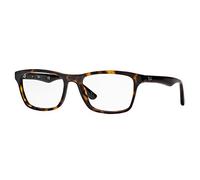 Ray-Ban 0Rx5279 Monturas de gafas, Rectangulares, 55, Dark Havana