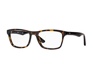 Ray-Ban 0Rx5279 Monturas de gafas, Rectangulares, 55, Dark Havana