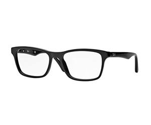 Ray-Ban 0Rx5279 Monturas de gafas, Rectangulares, 55, Shiny Black