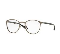 Ray-Ban 0Rx6355 Monturas de gafas, Redondas, 50, Matte Gunmetal