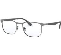 Ray-Ban 0Rx6363 Monturas de Gafas, Gunmetal Top on Brushed Gunmet, 54 Unisex-Adulto