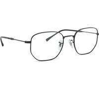 Ray - Ban Unisex Ray - Ban RX6496 2509 Monturas ópticas Metal Negro Transparente Geométrico Normal