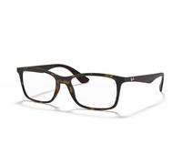 Ray-Ban 0Rx7047 Monturas de gafas, Rectangulares, 54, Matte Havana