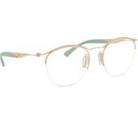 Ray - Ban Unisex Ray - Ban RX7553 3217 Monturas ópticas Metal Oro Transparente Redonda Normal