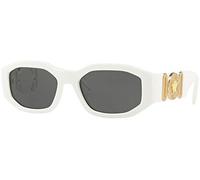Versace Hombre VE4361 401/87 Gafas de sol Nylon Blanco Gris Geométrico Normal