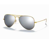 Ray ban Aviador Sol Rb3025 112/W3 58-14 Mate Oro Plata Flash Polarizado