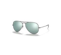 Ray-Ban Aviator Flash Lenses Gafas De Sol Gunmetal Montura Plateado Lentes 58-14