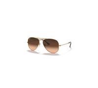 Ray-Ban Aviator Gradient Gafas De Sol Marrón Claro Montura Rosa Lentes 55-14