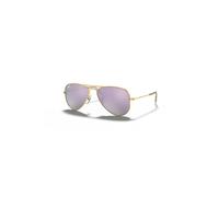 Ray-Ban Aviator Kids Gafas De Sol Oro Montura Violeta Lentes 50-13