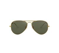 Ray - Ban Unisex RB3025 AVIATOR 001/58 Gafas de sol Metal Oro Verde G15 Piloto Polarizado
