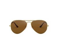 Ray - Ban Unisex Ray - Ban RB3025 AVIATOR 001/57 Gafas de sol Metal Oro Marrón Piloto Polarizado