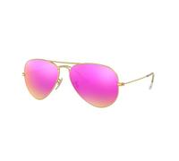 Ray-Ban Aviator Large Metal, Gafas de sol para Hombre, Marrón (Cyclamen Flash), 58