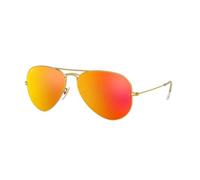 Ray Ban Aviator Large Metal - Gafas de sol unisex, Dorado, 58-14-135
