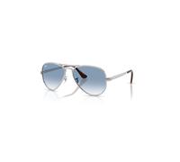 Ray-Ban Aviator Max Gafas De Sol Plateado Montura Azul Lentes 62-16