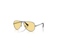 Ray-Ban Aviator Max Summer Capsule Gafas De Sol Gunmetal Montura Amarillo Lentes 58-16