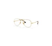 Ray-Ban Monturas de Gafas 6489 Aviator 2500 Oro 58mm