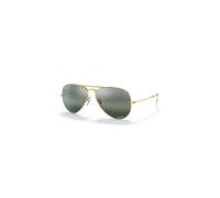Ray-Ban Aviator Polarized+ Lenses Gafas De Sol Oro Montura Plateado Lentes Polarizado 58-14
