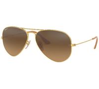 Ray - Ban Unisex RB3025 AVIATOR 112/M2 Gafas de sol Metal Oro Marrón Piloto Polarizado Sombreado