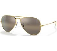 Ray - Ban Unisex RB3025 AVIATOR 9196G5 Gafas de sol Metal Oro Marrón Piloto Polarizado Sombreado