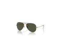 Ray-Ban Aviator Rose Gold Gafas De Sol Rose Gold Montura Verde Lentes 55-14