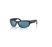 Ray-Ban Balorama Kids Bio-based Gafas De Sol Negro Mate Montura Azul Lentes 55-16