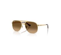 Ray-Ban Bill Max Gafas De Sol Arista Montura Marrón Lentes Polarizado 56-17