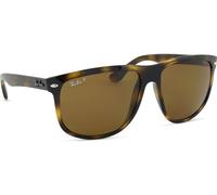Ray-Ban Rb4147 Gafas de sol, Rectangulares, Polarizadas, 59, Light Havana