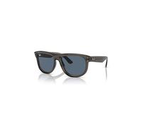 Ray-Ban Boyfriend Reverse Gafas De Sol Gris Oscuro Transparente Montura Azul Lentes 56-18
