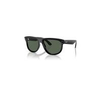 Ray-Ban Boyfriend Reverse Gafas De Sol Negro Montura Verde Lentes 56-18