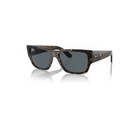 Ray - Ban Unisex RB0947S CARLOS 902/R5 Gafas de sol Acetato Tortuga Azul Cuadrada Normal Antirreflejo