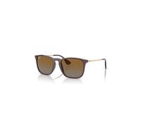 Ray-Ban Chris Gafas De Sol Oro Montura Marrón Lentes Polarizado 54-18