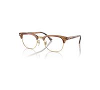 Ray-Ban Clubmaster Optics Limited Habana Marrón Montura Transparente Lentes Polarizado 51-21