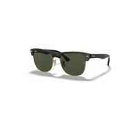Ray-Ban Clubmaster Oversized Gafas De Sol Negro Sobre Dorado Montura Verde Lentes 57-16