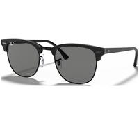 Ray - Ban Unisex RB3016 CLUBMASTER 1305B1 Gafas de sol Acetato Negro Gris Cuadrada Normal