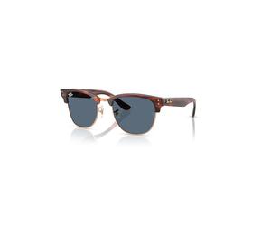 Ray-Ban Clubmaster Reverse Gafas De Sol Habana A Rayas Montura Azul Lentes 54-21