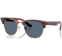 Ray-Ban Clubmaster Reverse Gafas De Sol Habana A Rayas Montura Azul Lentes 51-21