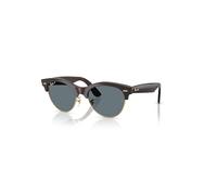 Ray - Ban Unisex Ray - Ban RB2341 CLUBMASTER WAY 990/3R Gafas de sol Acetato la Habana Azul Cuadrada Polarizado