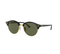 Ray-Ban Clubround Gafas de sol, Redondas, 51, Black