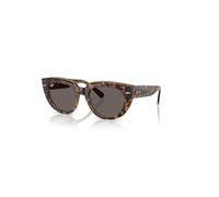 Ray-Ban Doreen Gafas De Sol Havana Sobre Marrón Transparente Montura Gris Lentes 52-20
