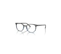 Ray-Ban Elliot Optics Gris Y Azul A Rayas Montura Transparente Lentes Polarizado 50-19