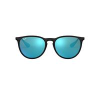 Ray Ban, Erika Color Mix - Gafas de sol unisex, rama color negro y lente color azul, talla 54 mm